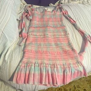 Loveshackfancy brand new with tags, pastel colors, pink blue